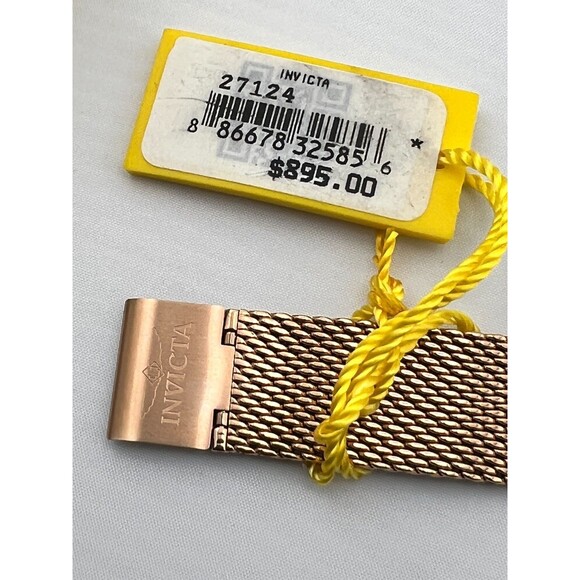 INVICTA Pro Diver Lady 40mm Rose Gold Stainless Steel Crystals 33385 Works *READ - Picture 11 of 14